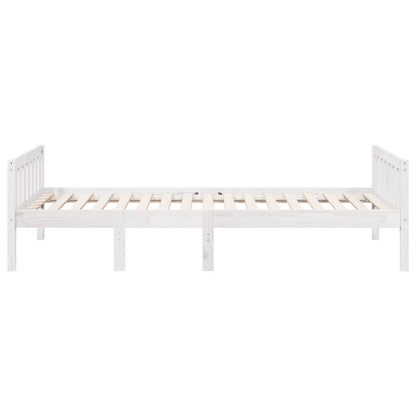 Children's Bed without Mattress White 80x200 cm Solid Wood Pine