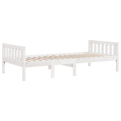 Children's Bed without Mattress White 90x200 cm Solid Wood Pine