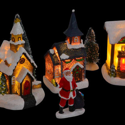 Christmas Tabletop Decor Multicolour Resin
