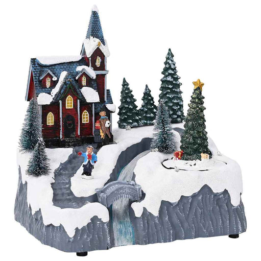 Christmas Village Decoration Multicolour 20.5 x 17 x 21 cm