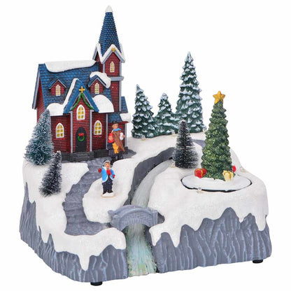 Christmas Village Decoration Multicolour 20.5 x 17 x 21 cm