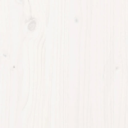 Bed Frame without Mattress White 90x190 cm Single Solid Wood Pine