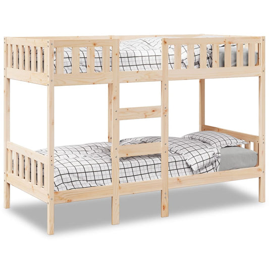 Bunk Bed 90x200 cm Solid Wood Pine