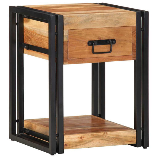 Bedside Cabinet Brown 40 x 35 x 50 cm Solid acacia wood
