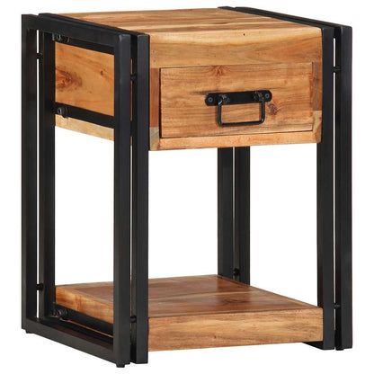 Bedside Cabinet Brown 40 x 35 x 50 cm Solid acacia wood