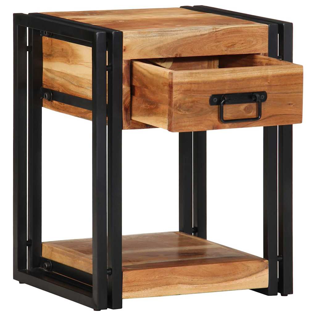 Bedside Cabinet Brown 40 x 35 x 50 cm Solid acacia wood