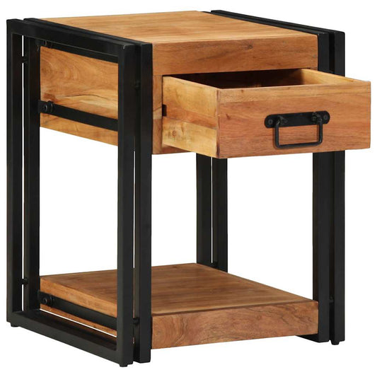 Bedside Cabinet Brown 40 x 40 x 50 cm Solid acacia wood