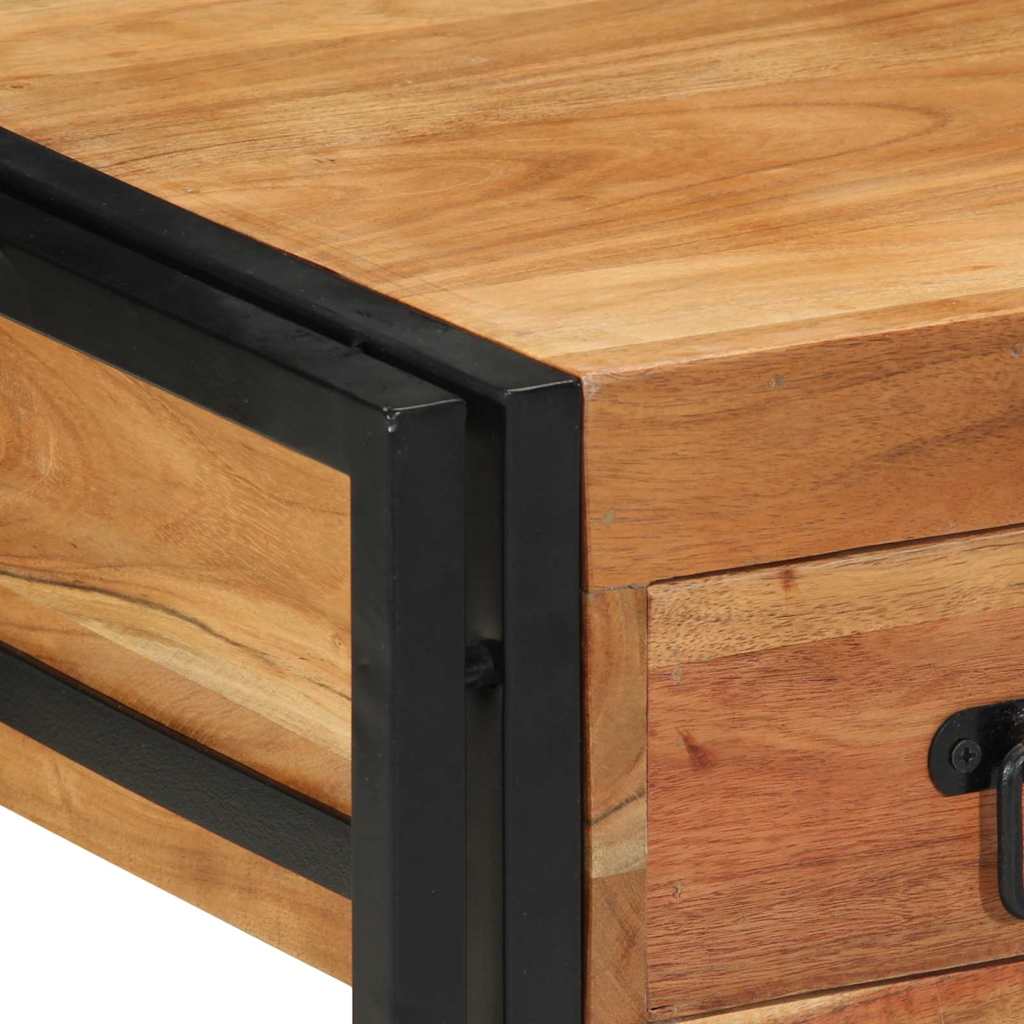 Bedside Cabinet 2 pcs Brown 40 x 40 x 50 cm Solid acacia wood