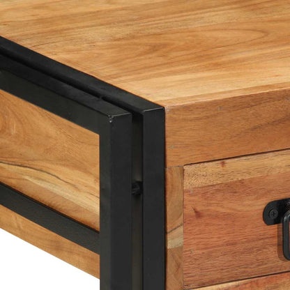 Bedside Cabinet 2 pcs Brown 40 x 40 x 50 cm Solid acacia wood