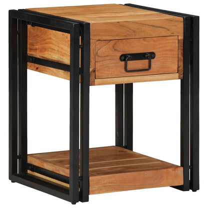Bedside Cabinet 2 pcs Brown 40 x 40 x 50 cm Solid acacia wood