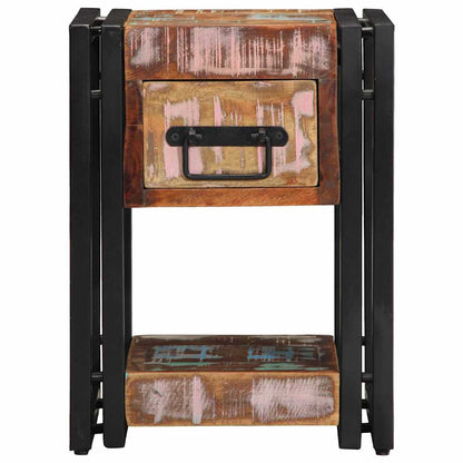 Bedside Cabinet with Drawer Multicolour 30 x 30 x 40 cm