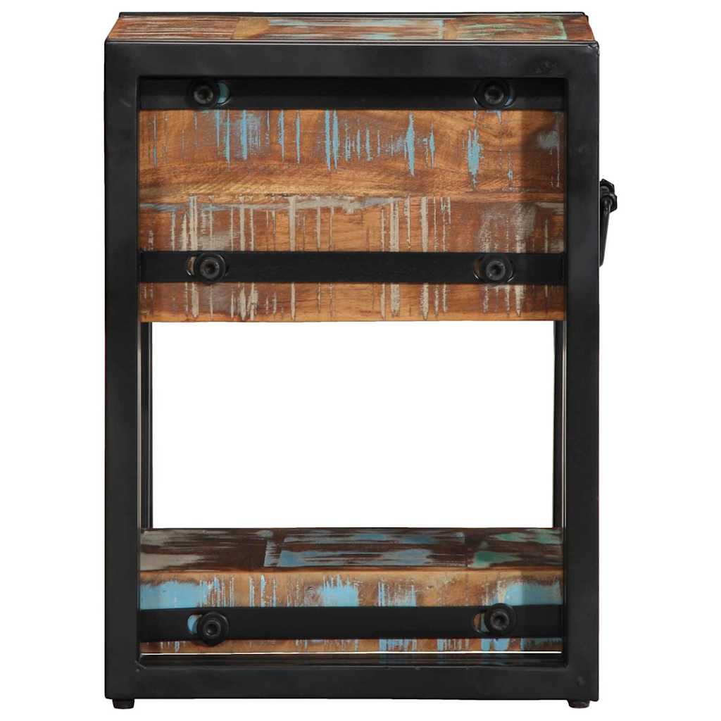 Bedside Cabinet with Drawer Multicolour 30 x 30 x 40 cm