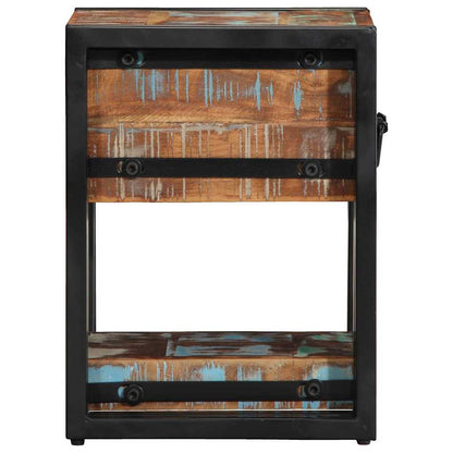 Bedside Cabinet with Drawer 2 pcs Multicolour 30 x 30 x 40 cm