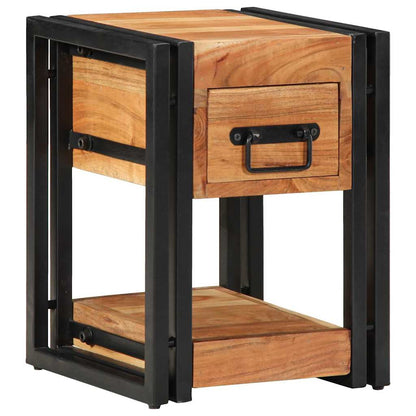 Bedside Cabinet 2 pcs Brown 30 x 30 x 40 cm Solid acacia wood