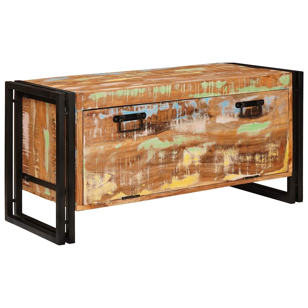 Shoe Cabinet Brown 90 x 38 x 45 cm Solid reclaimed wood