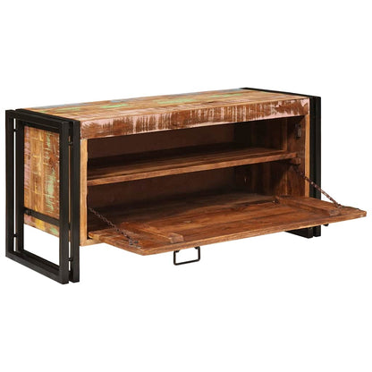 Shoe Cabinet Brown 90 x 38 x 45 cm Solid reclaimed wood