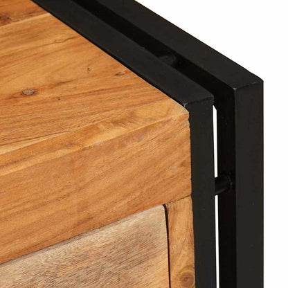 Shoe Cabinet with Shelf Brown 90 x 38 x 45 cm Solid acacia wood