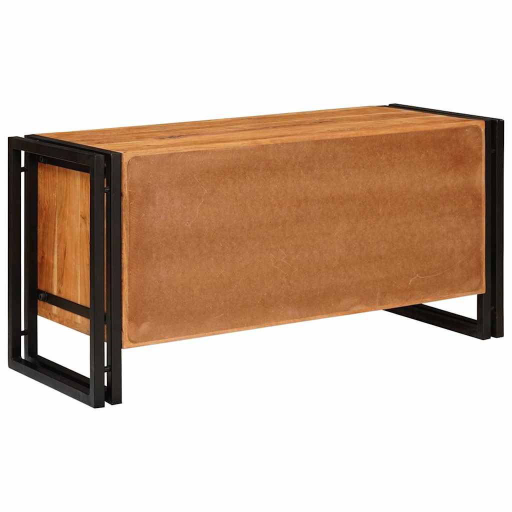 Shoe Cabinet with Shelf Brown 90 x 38 x 45 cm Solid acacia wood