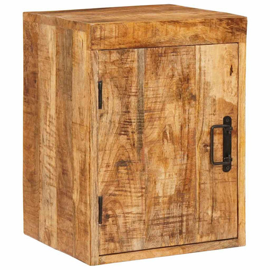Bedside Table Brown 35 x 33 x 48 cm Solid Mango Wood