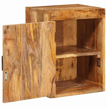 Bedside Table 2 pcs Brown 35 x 33 x 48 cm Solid Mango Wood