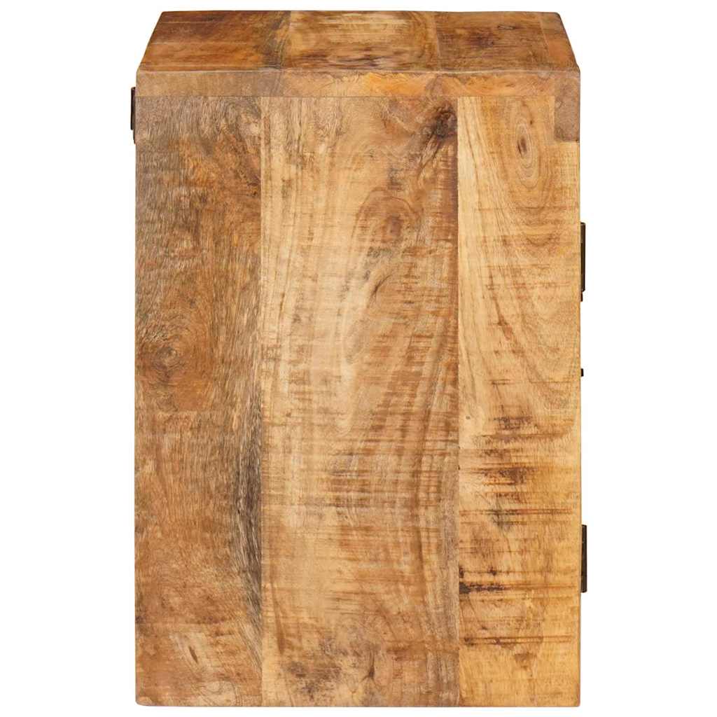 Bedside Table 2 pcs Brown 35 x 33 x 48 cm Solid Mango Wood
