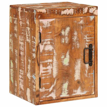 Bedside Table 2 pcs Brown 35 x 33 x 48 cm Solid Wood Reclaimed