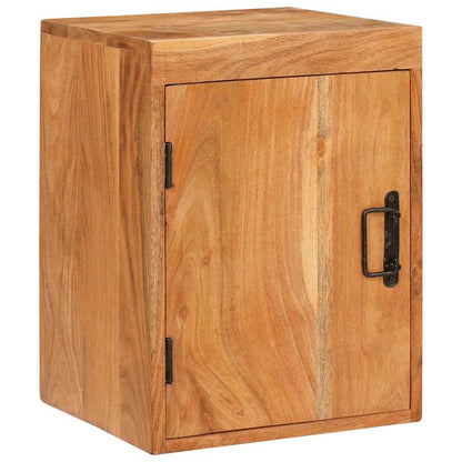 Bedside Table Brown 35 x 33 x 48 cm Solid Wood Acacia