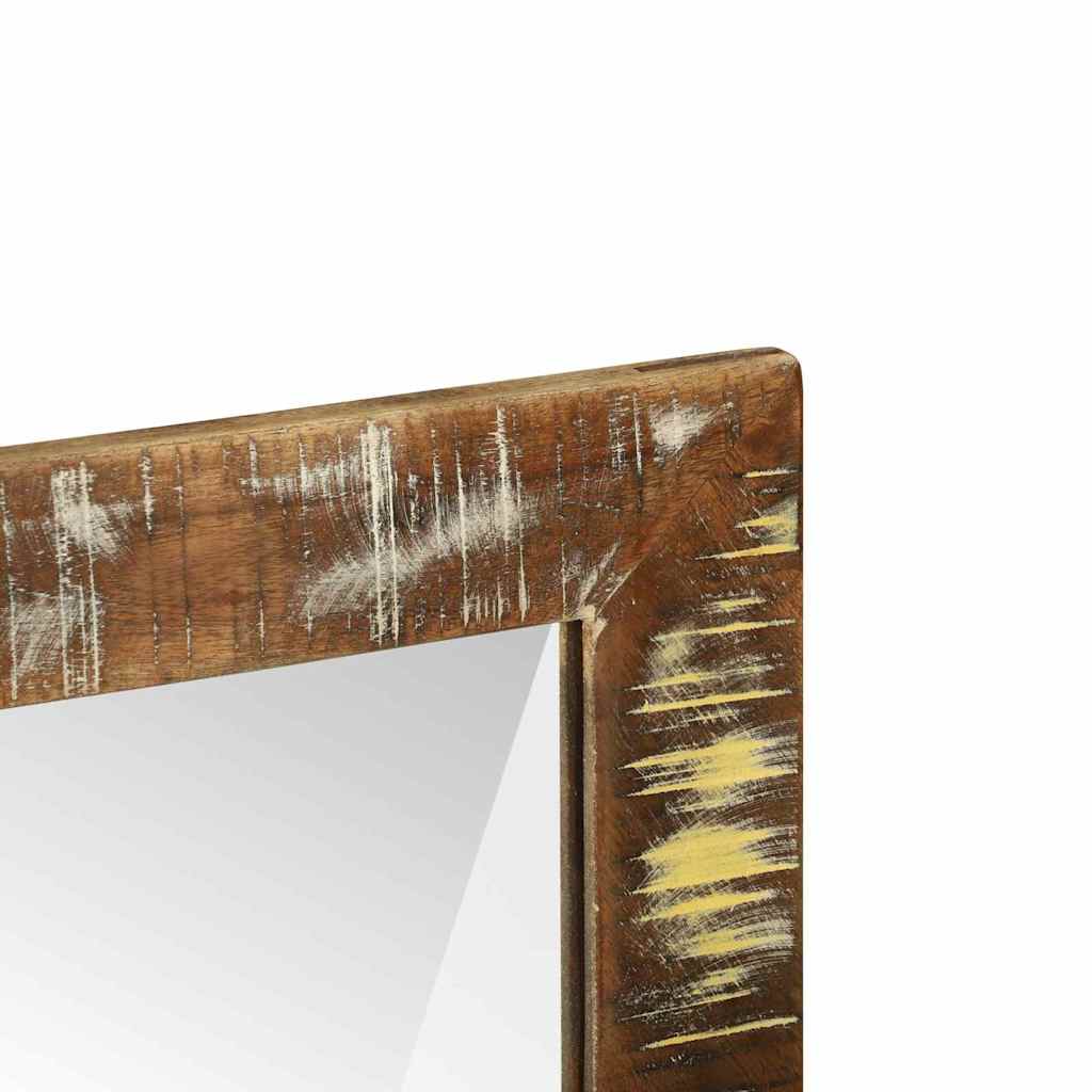 Bathroom Mirror Brown 50 x 22 x 70 cm Solid Wood Reclaimed