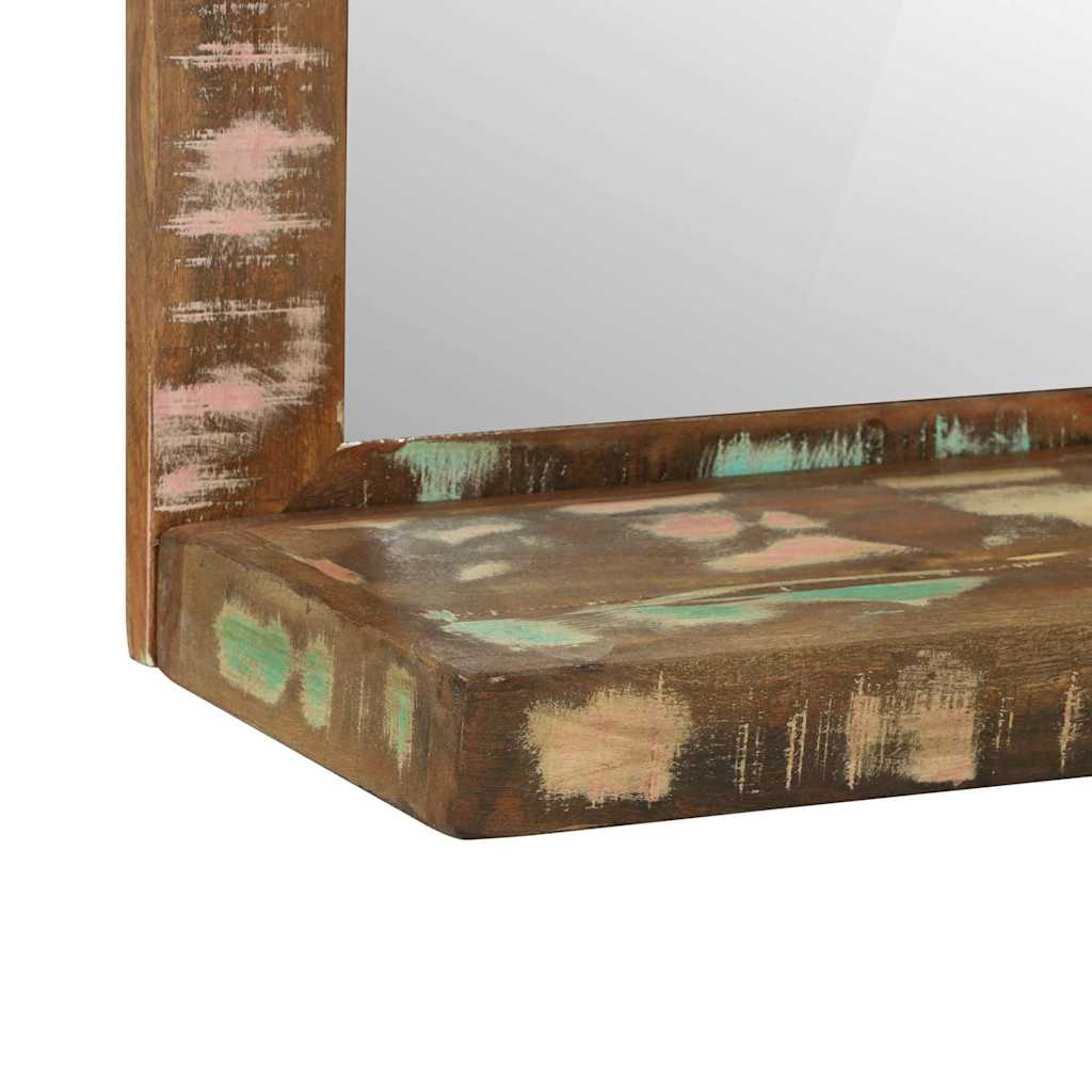 Bathroom Mirror Brown 50 x 22 x 70 cm Solid Wood Reclaimed