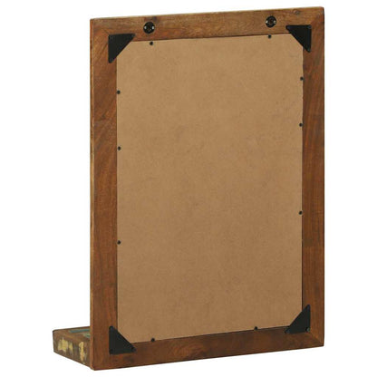 Bathroom Mirror Brown 50 x 22 x 70 cm Solid Wood Reclaimed
