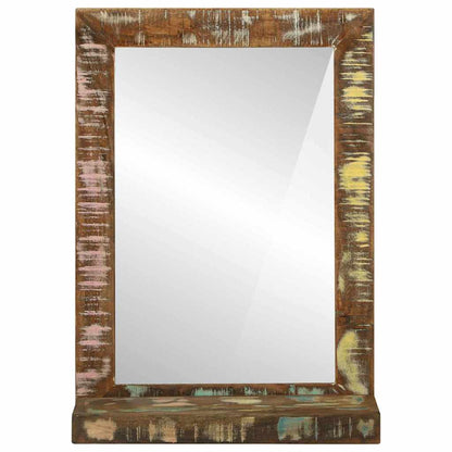 Bathroom Mirror Brown 50 x 22 x 70 cm Solid Wood Reclaimed