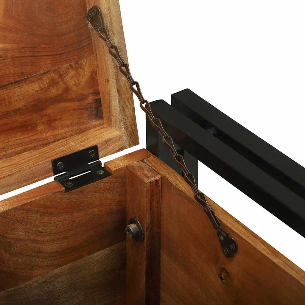 Storage Chests with Storage 40 x 40 x 40 cm Solid Acacia wood