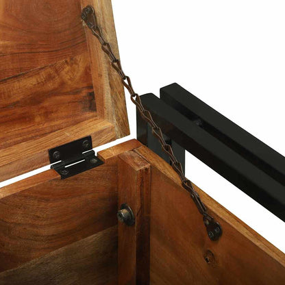 Storage Chests with Storage 40 x 40 x 40 cm Solid Acacia wood