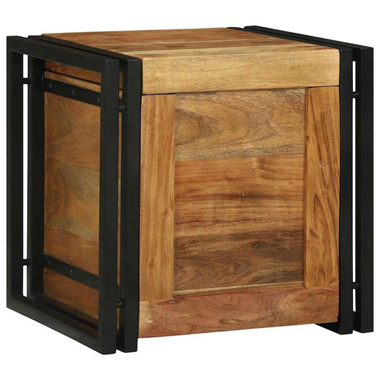 Storage Chests with Storage 40 x 40 x 40 cm Solid Acacia wood