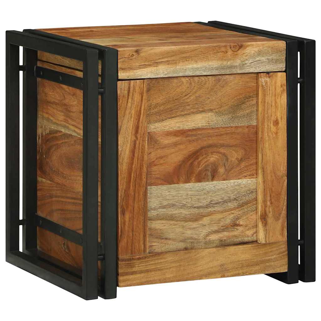 Storage Chests with Storage 40 x 40 x 40 cm Solid Acacia wood