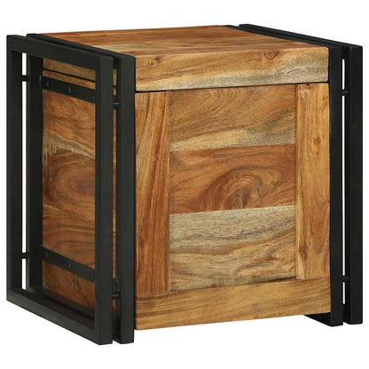Storage Chests with Storage 40 x 40 x 40 cm Solid Acacia wood