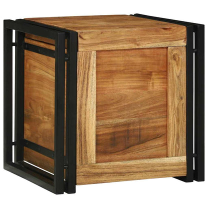Storage Chests with Storage 40 x 40 x 40 cm Solid Acacia wood