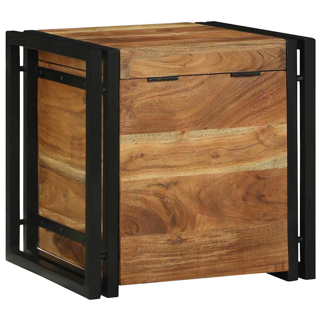 Storage Chests with Storage 40 x 40 x 40 cm Solid Acacia wood