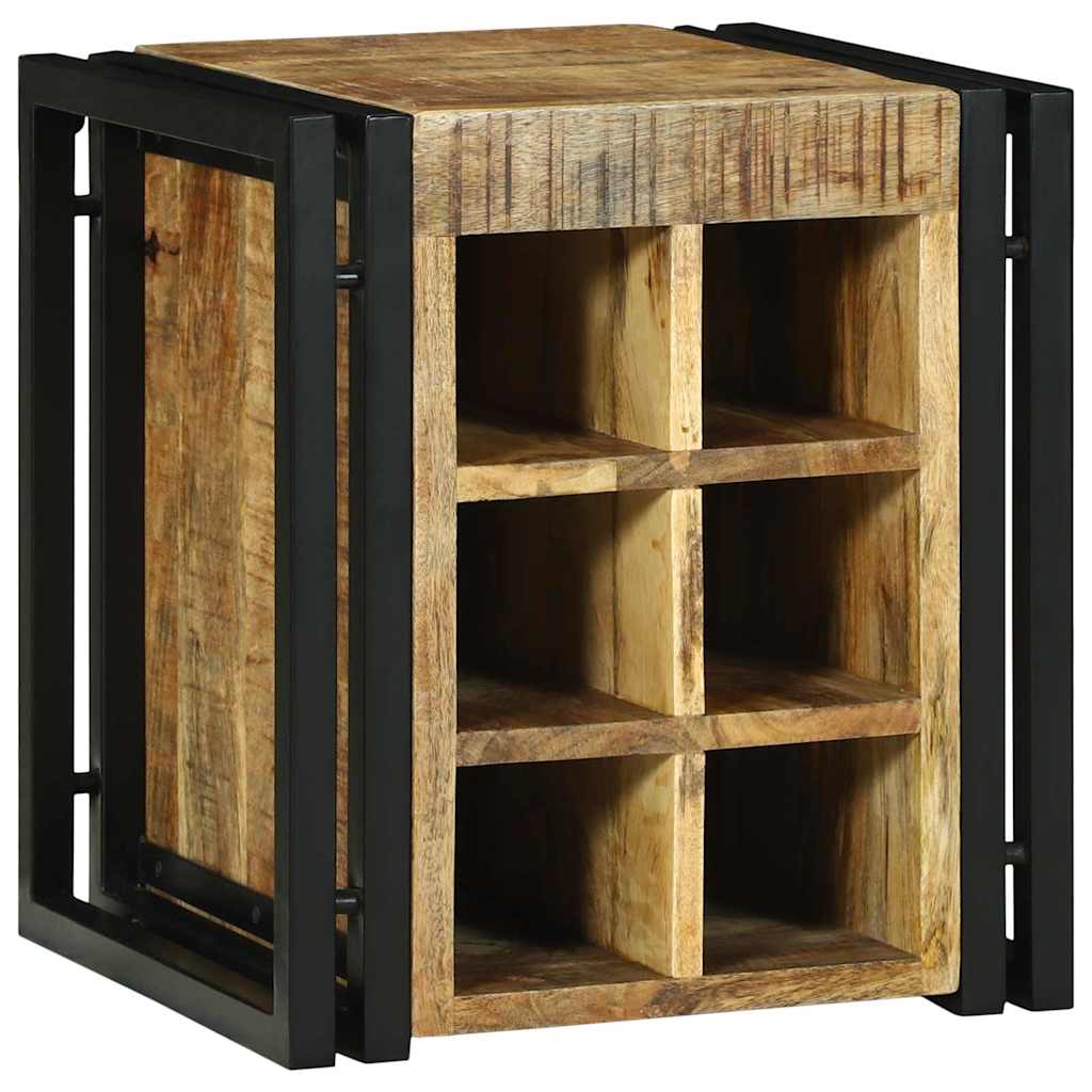 Wine Rack Brown 34.5 x 35 x 39 cm Solid Mango wood