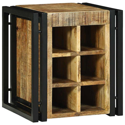 Wine Rack Brown 34.5 x 35 x 39 cm Solid Mango wood