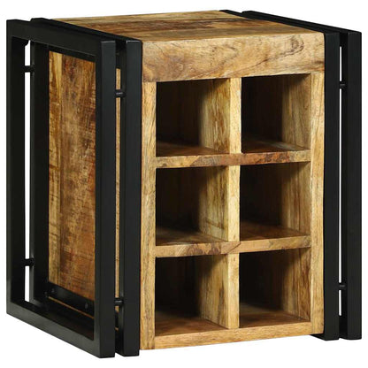 Wine Rack Brown 34.5 x 35 x 39 cm Solid Mango wood