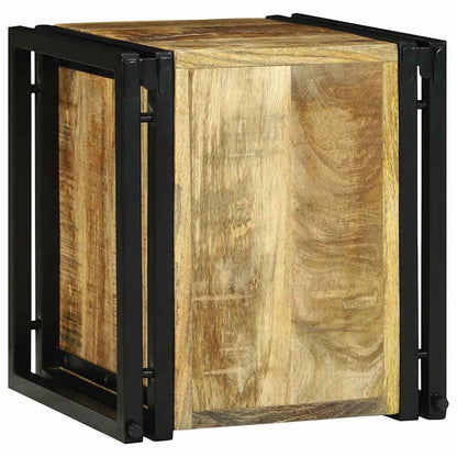 Wine Rack Brown 34.5 x 35 x 39 cm Solid Mango wood