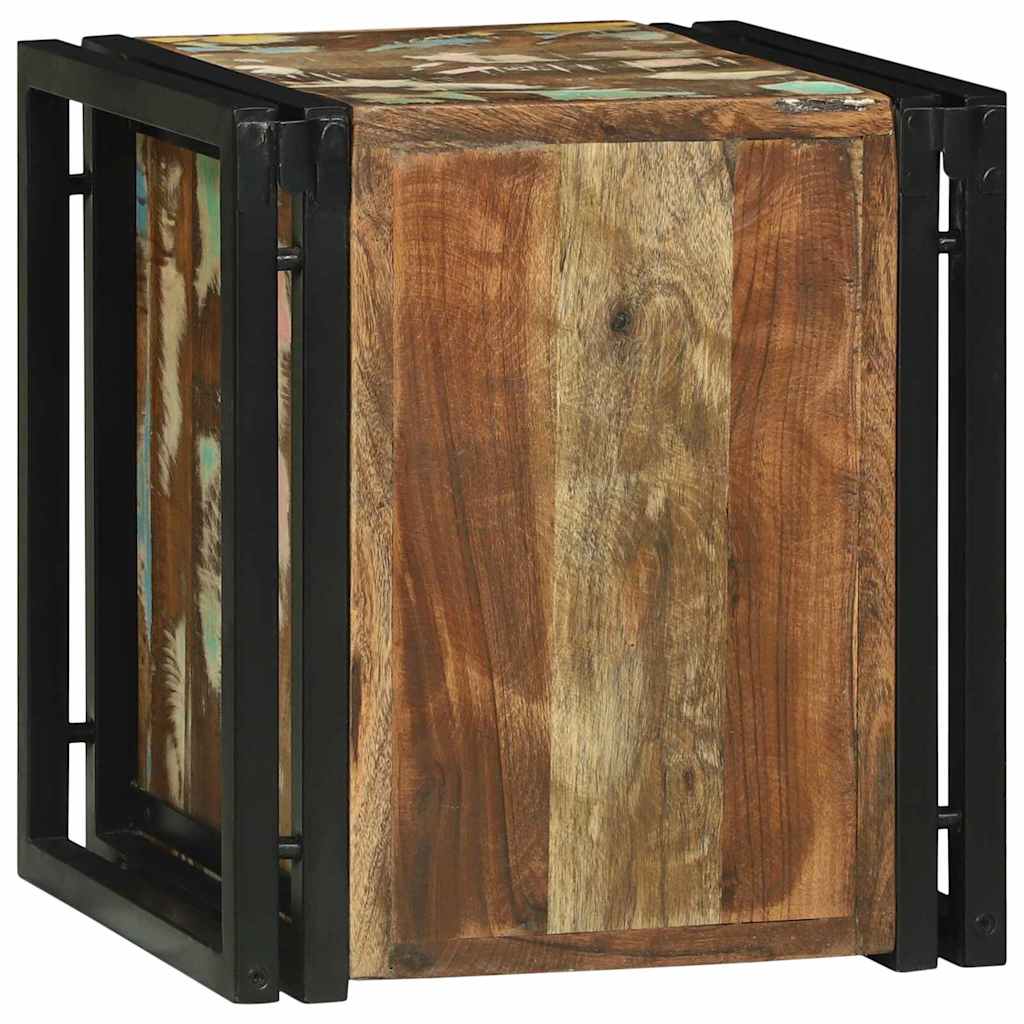 Wine Rack Multicolour 34.5 x 35 x 39 cm Solid Reclaim wood