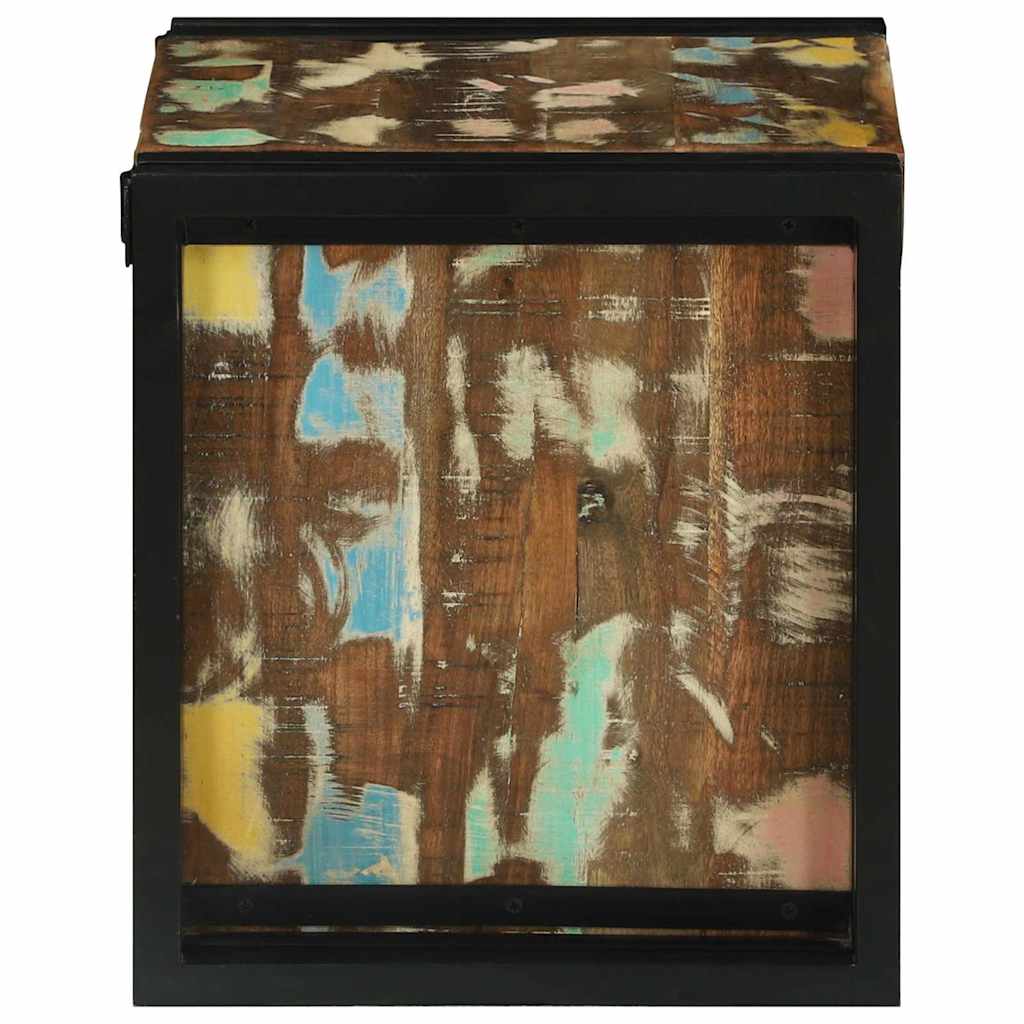 Wine Rack Multicolour 34.5 x 35 x 39 cm Solid Reclaim wood