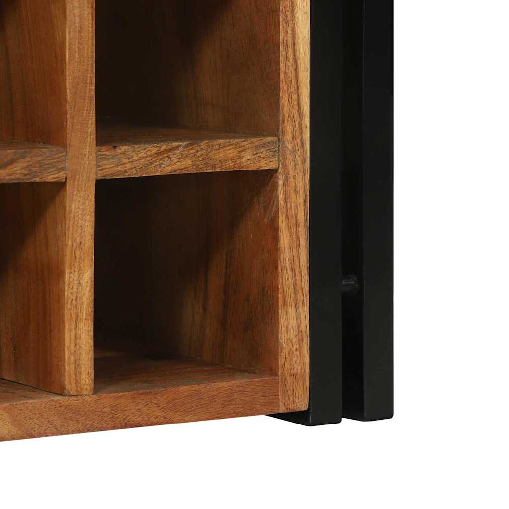 Wine Rack Brown 34.5 x 35 x 39 cm Solid Acacia wood