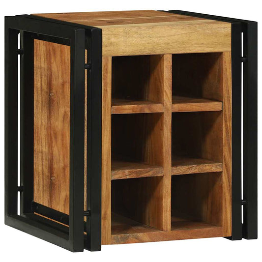 Wine Rack Brown 34.5 x 35 x 39 cm Solid Acacia wood