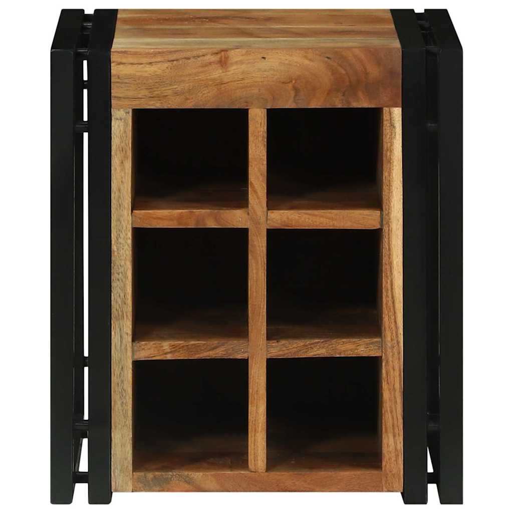 Wine Rack Brown 34.5 x 35 x 39 cm Solid Acacia wood