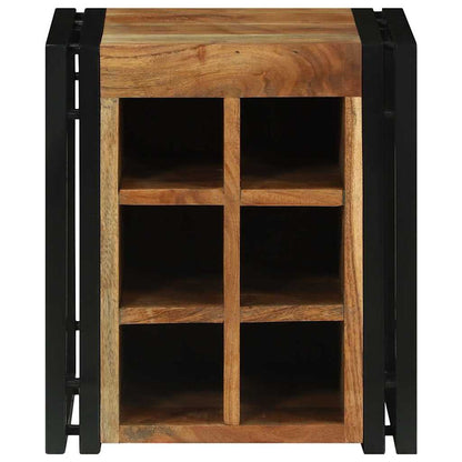 Wine Rack Brown 34.5 x 35 x 39 cm Solid Acacia wood