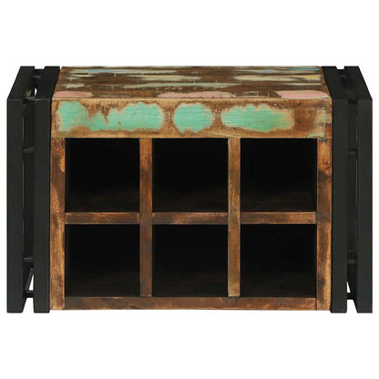 Wine Rack Multicolour 46 x 35 x 27.5 cm Solid Reclaim wood
