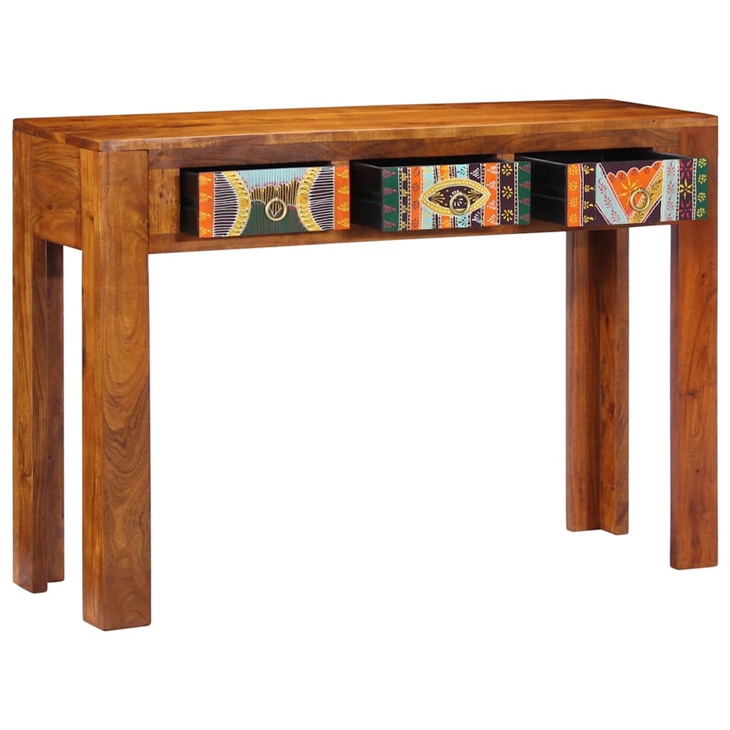 Console Table 110x35x75 cm Solid Wood Acacia